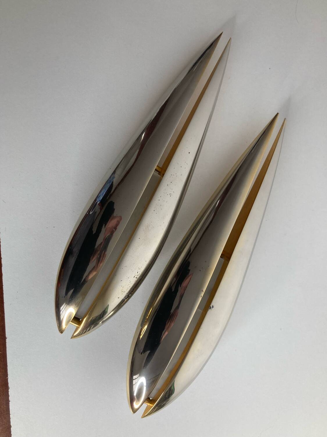 Pair of “America Cup” wall lights LG Paris