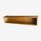 Wall box or shelf in light oak veneer - vintage - 1960