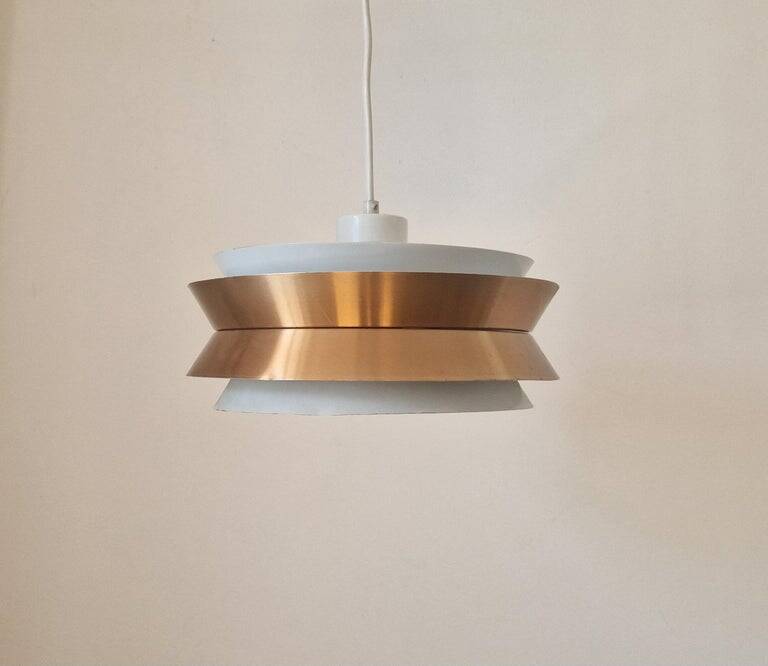 Suspension mid-century dans le style de Jo Hammerborg, Danemark, années 1970.