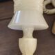 Alabaster bedside lamp