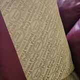 Canapé d'angle modulable Socrates en cuir bordeaux par Poltrona Frau, 1970