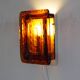 Swedish glass wall light 1970