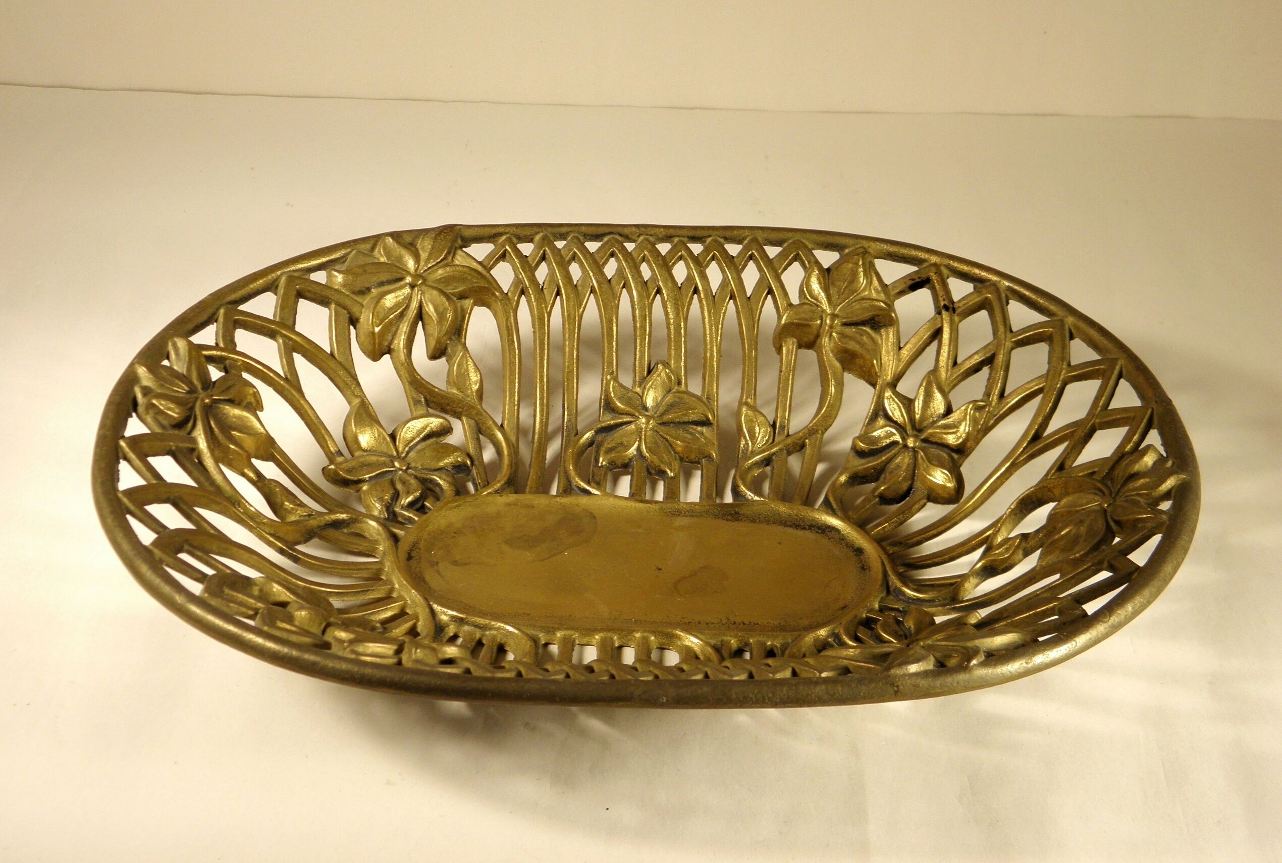 Brass fruit basket