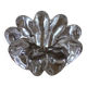 Glass flower candle holder vintage taper candle