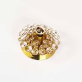 Brass and glass ‘jewe’l wall light by Palwa – Germany 1970’s