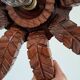Old wooden wall light