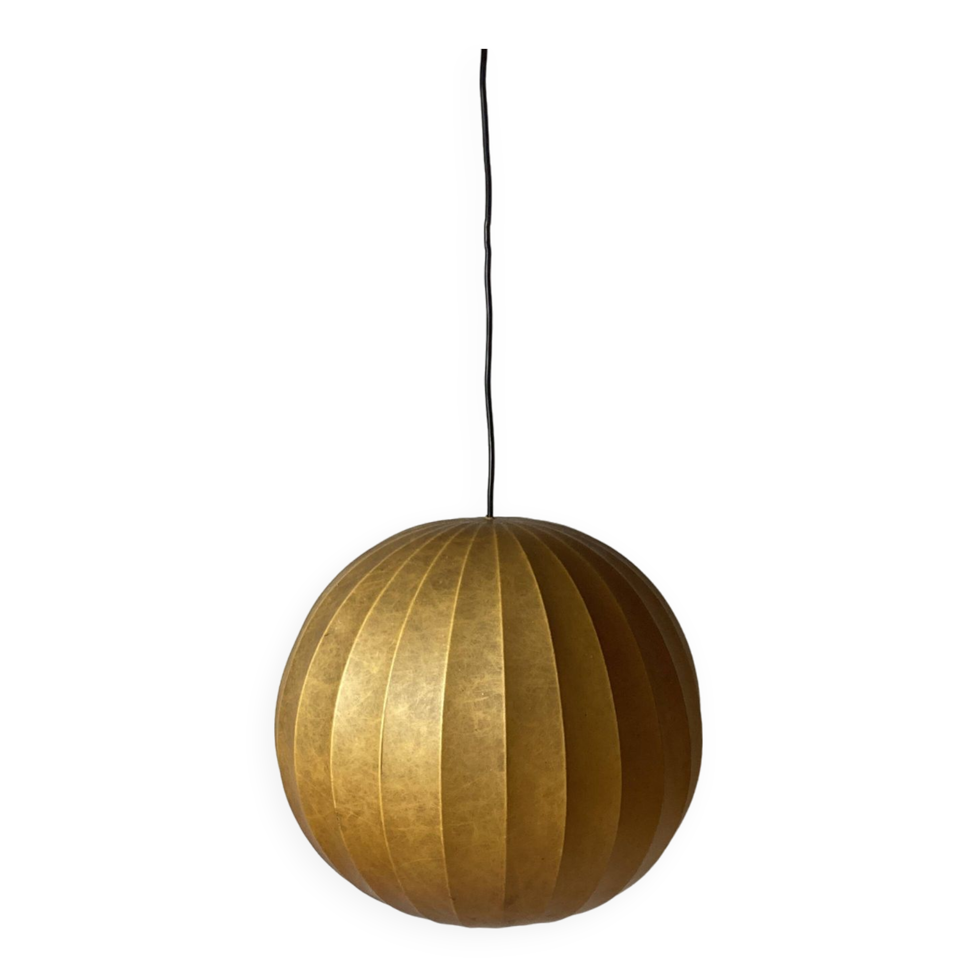 Suspension vintage cocon de l'ère spatiale, Italie 1960