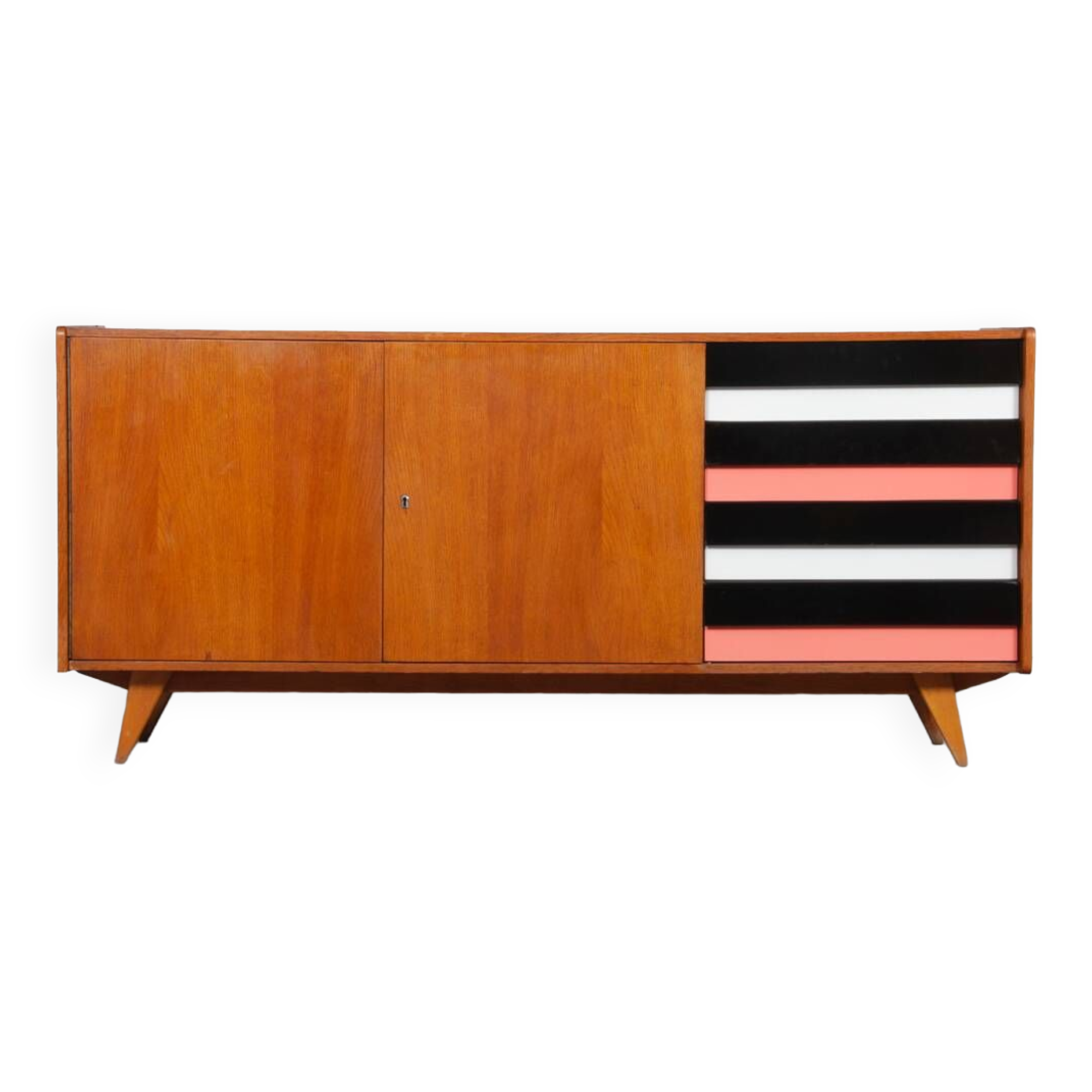 Oak sideboard by Jiri Jiroutek, model U-460, 1960
