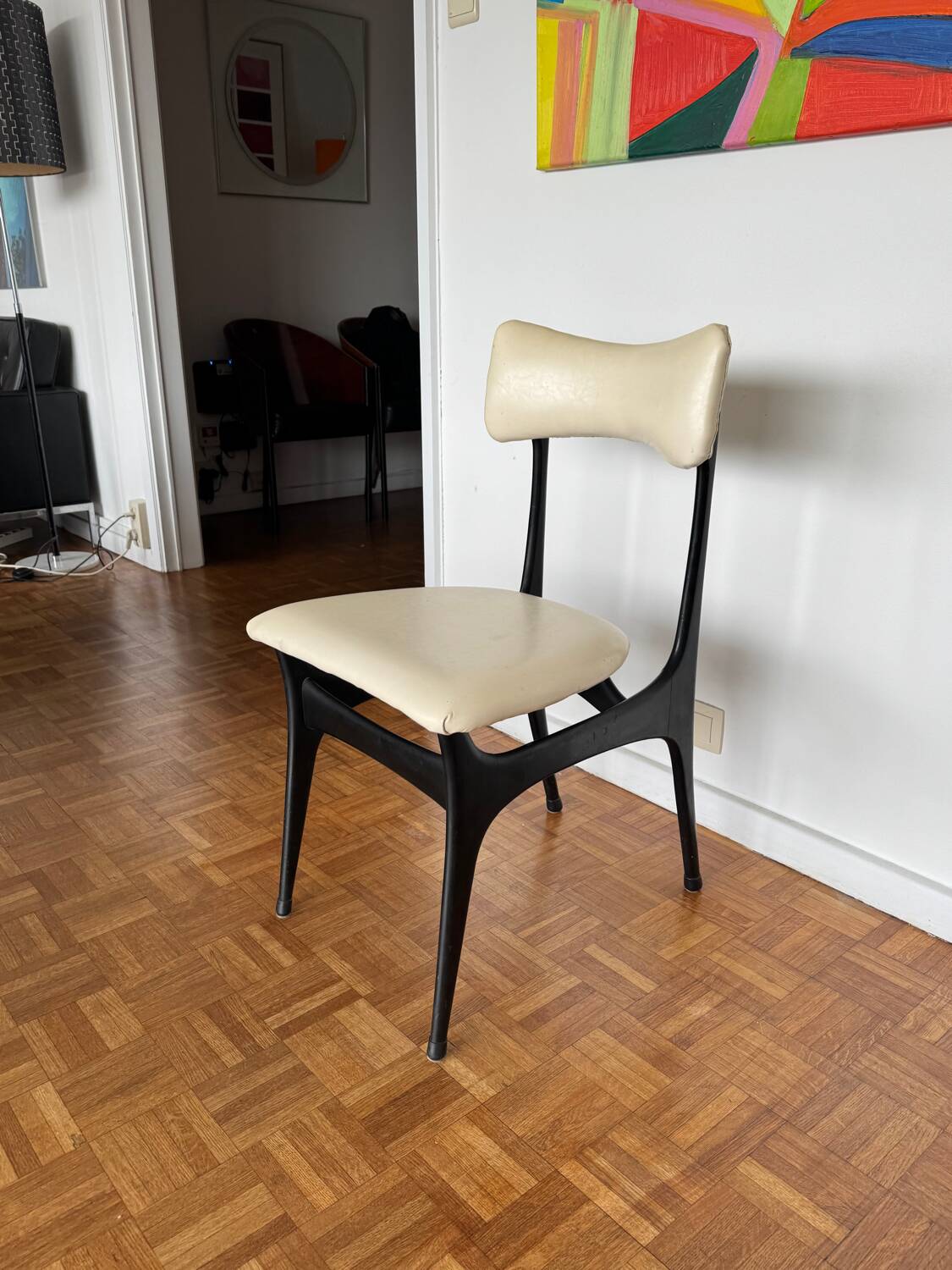 Set of 5 Alfred Hendrickx chairs for Belform 1950