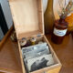 Old wooden plug box