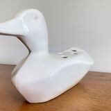 80s ceramic duck flower vase