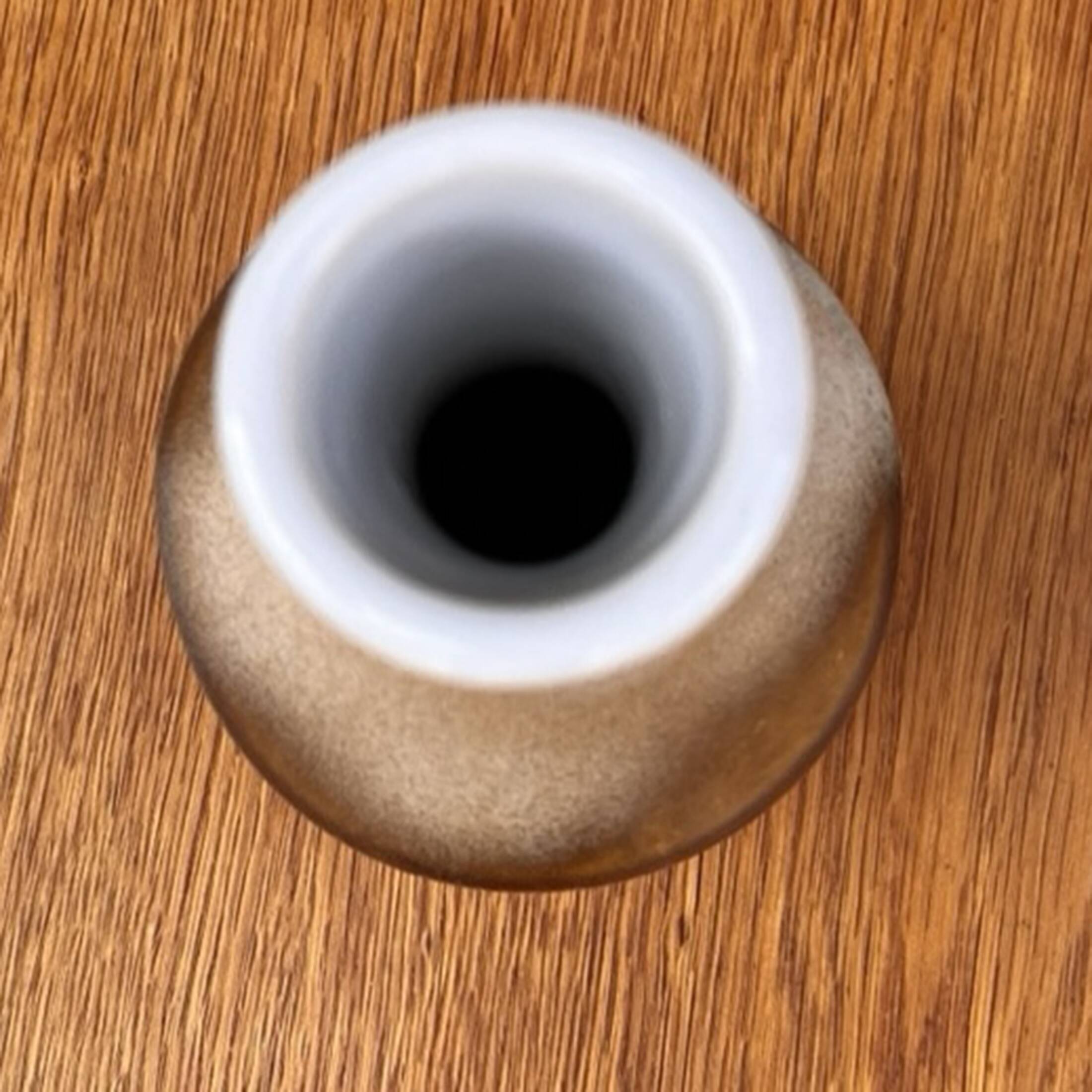 Ceramic, asymmetrical vase, Ditmar Urbach, Czechoslovakia, 1960s.
