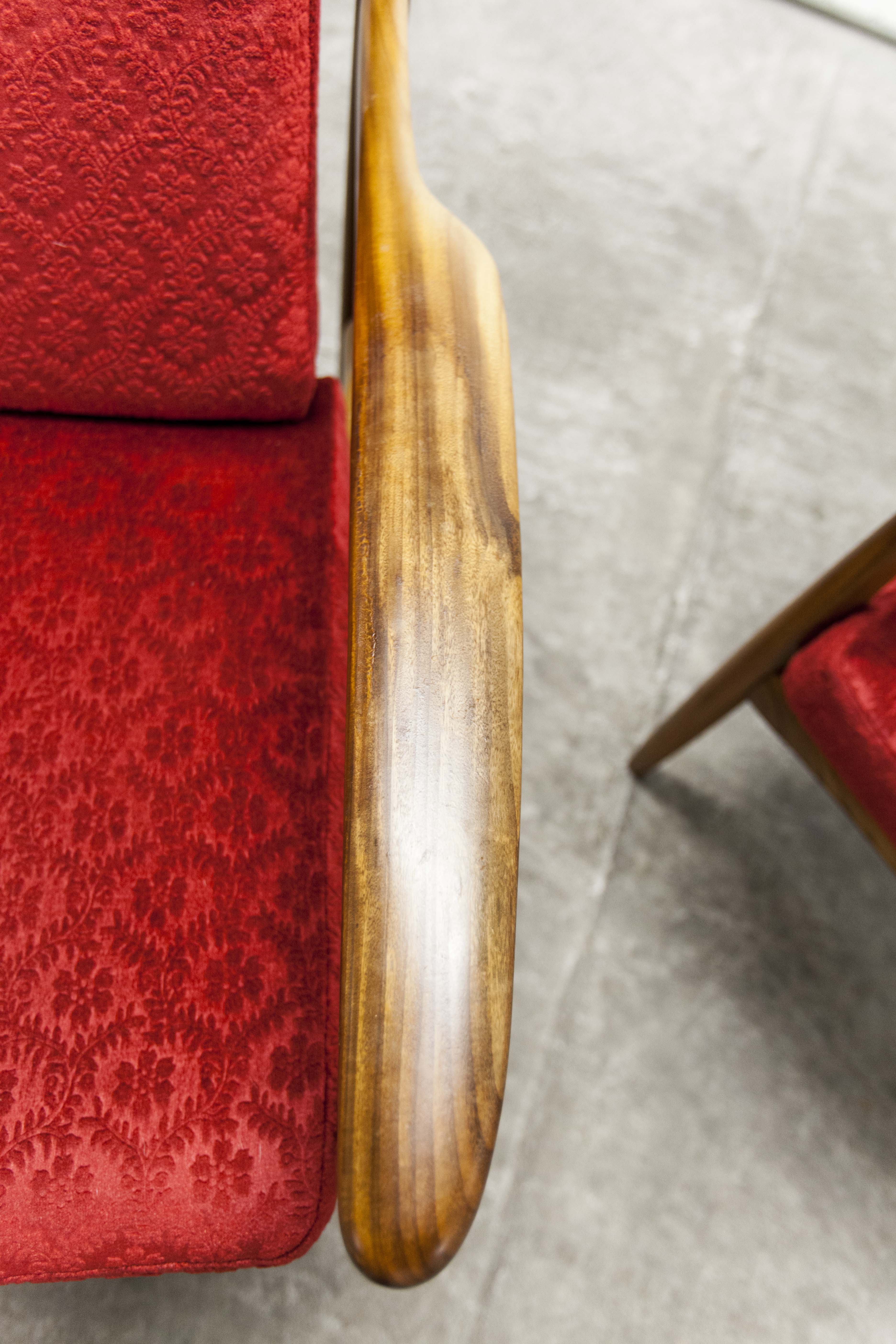 Pair of Scandinavian 60s armchairs