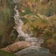 Italian signed landscape painting from 20th century