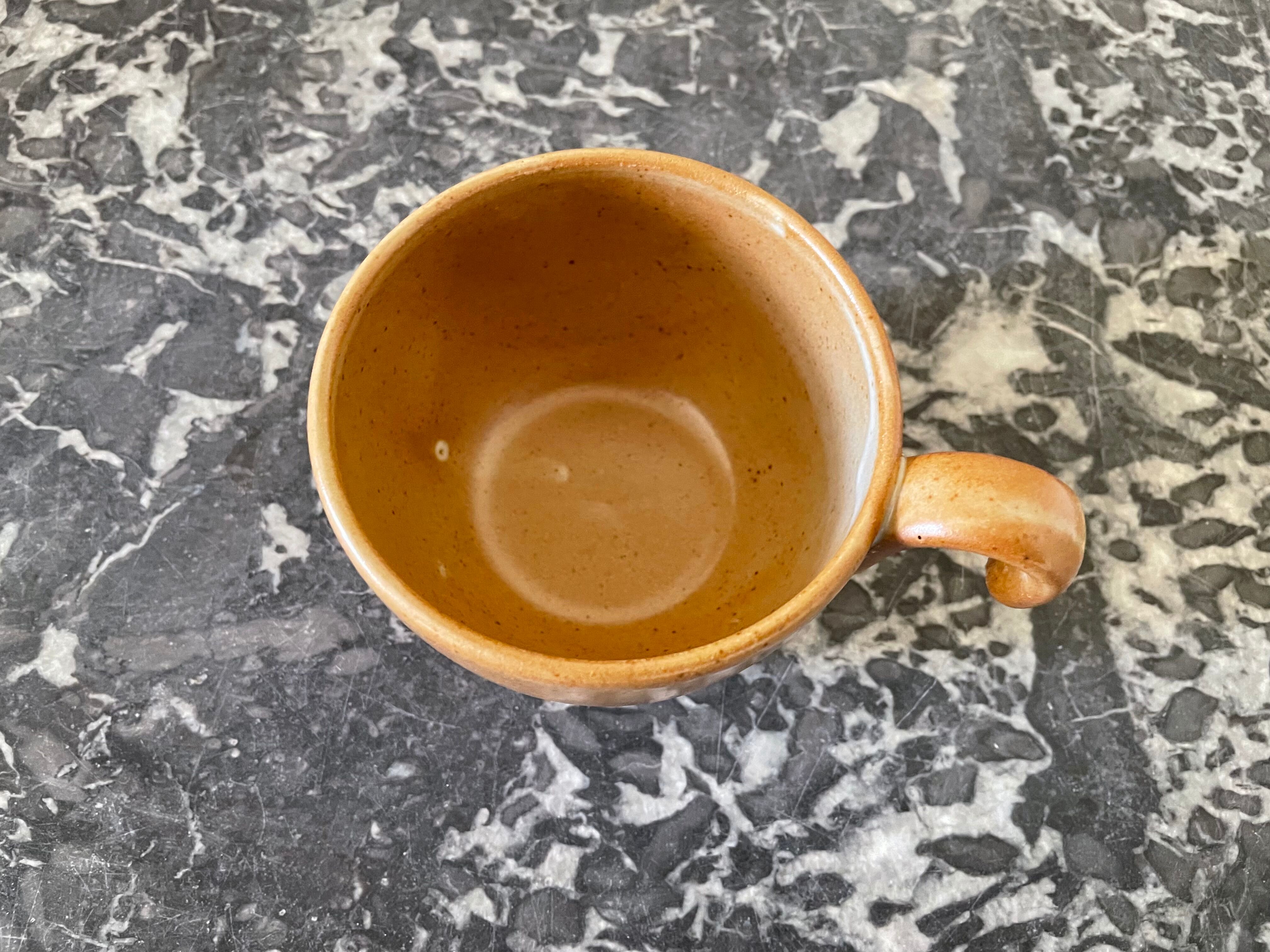 Tasses à thé grès Village France CNP