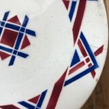Set of 10 dessert plates in earthenware
