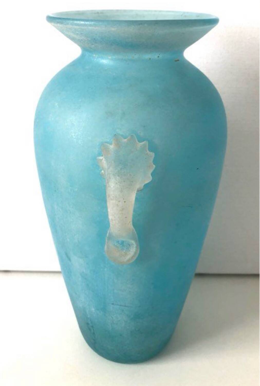 Vase amphore bleu