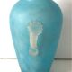 Vase amphore bleu