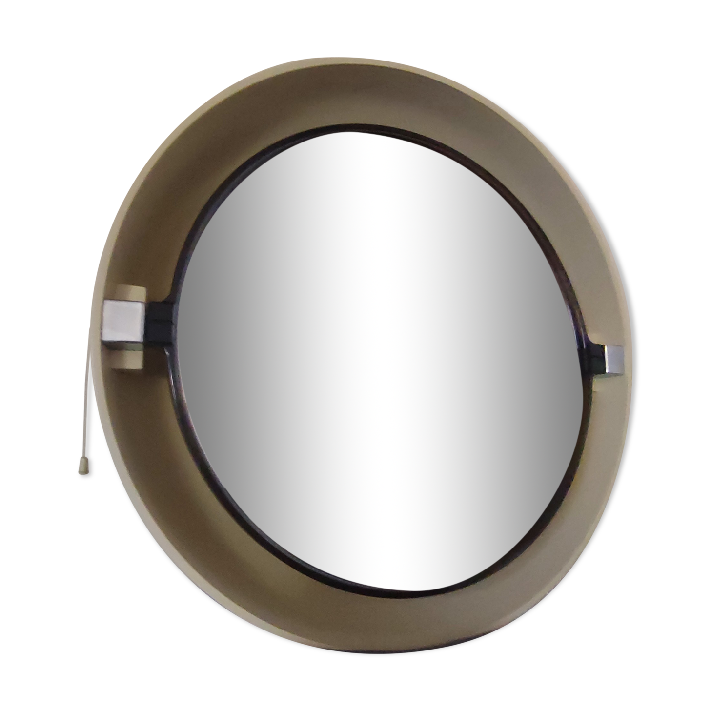 Vintage mirror alibert backlit pull-pull