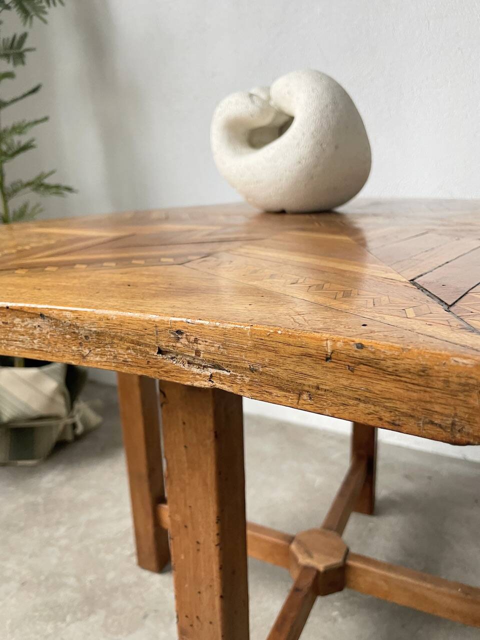 19th century inlaid side table