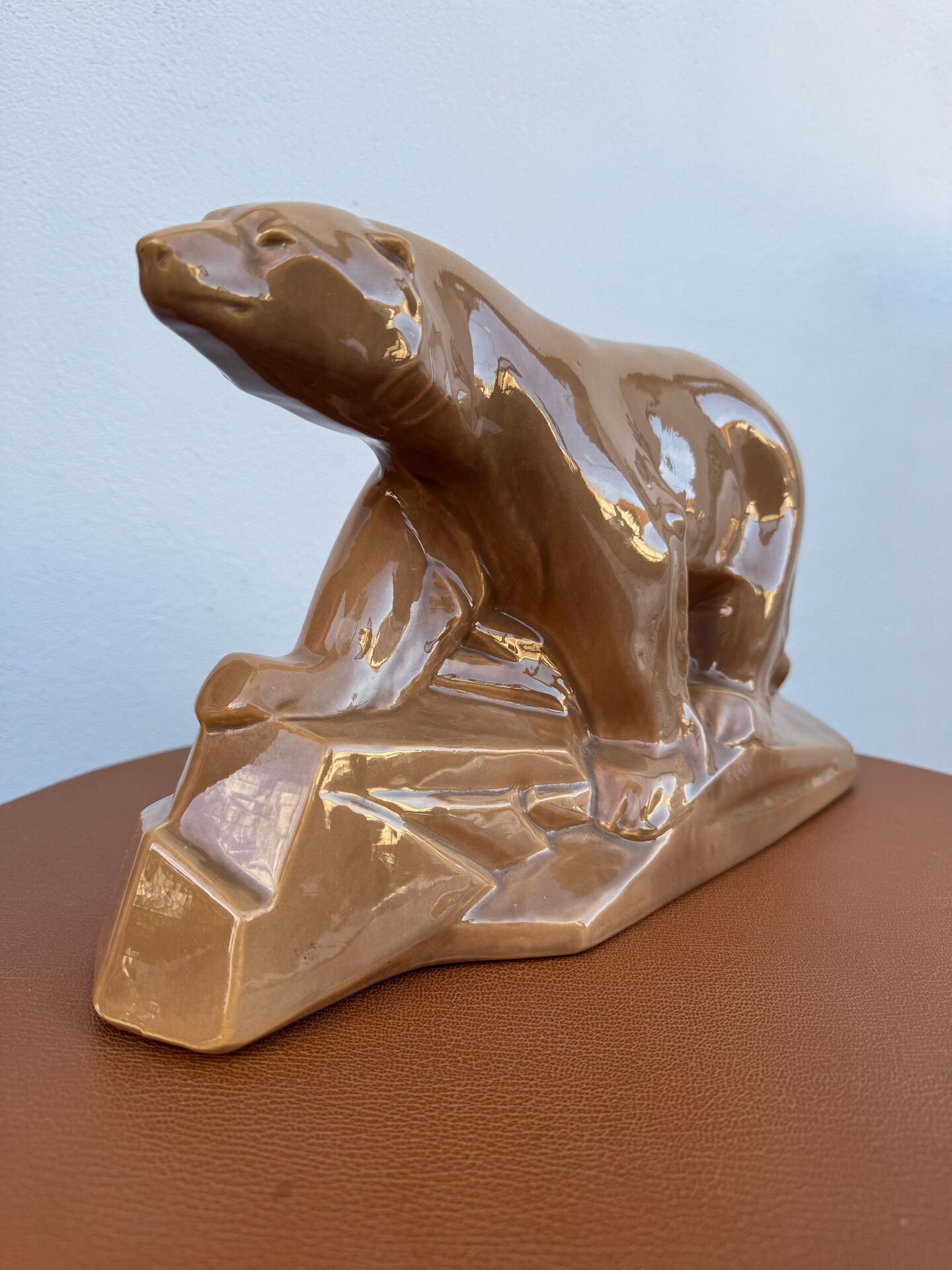 Sculpture ours Art Déco E.Cazaux
