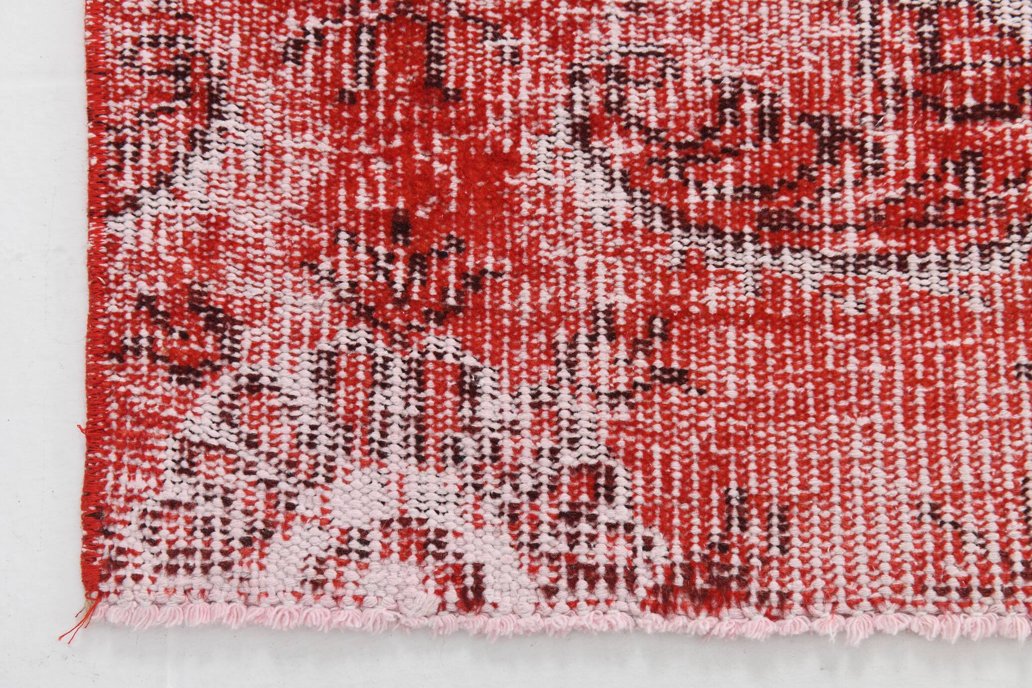 6x10 Rug For Dining Room Red Vintage Area Rug, 175x296Cm SK 3756