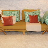 Rattan bench