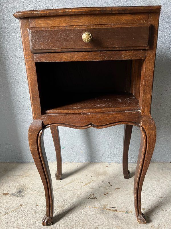 Antique bedside table
