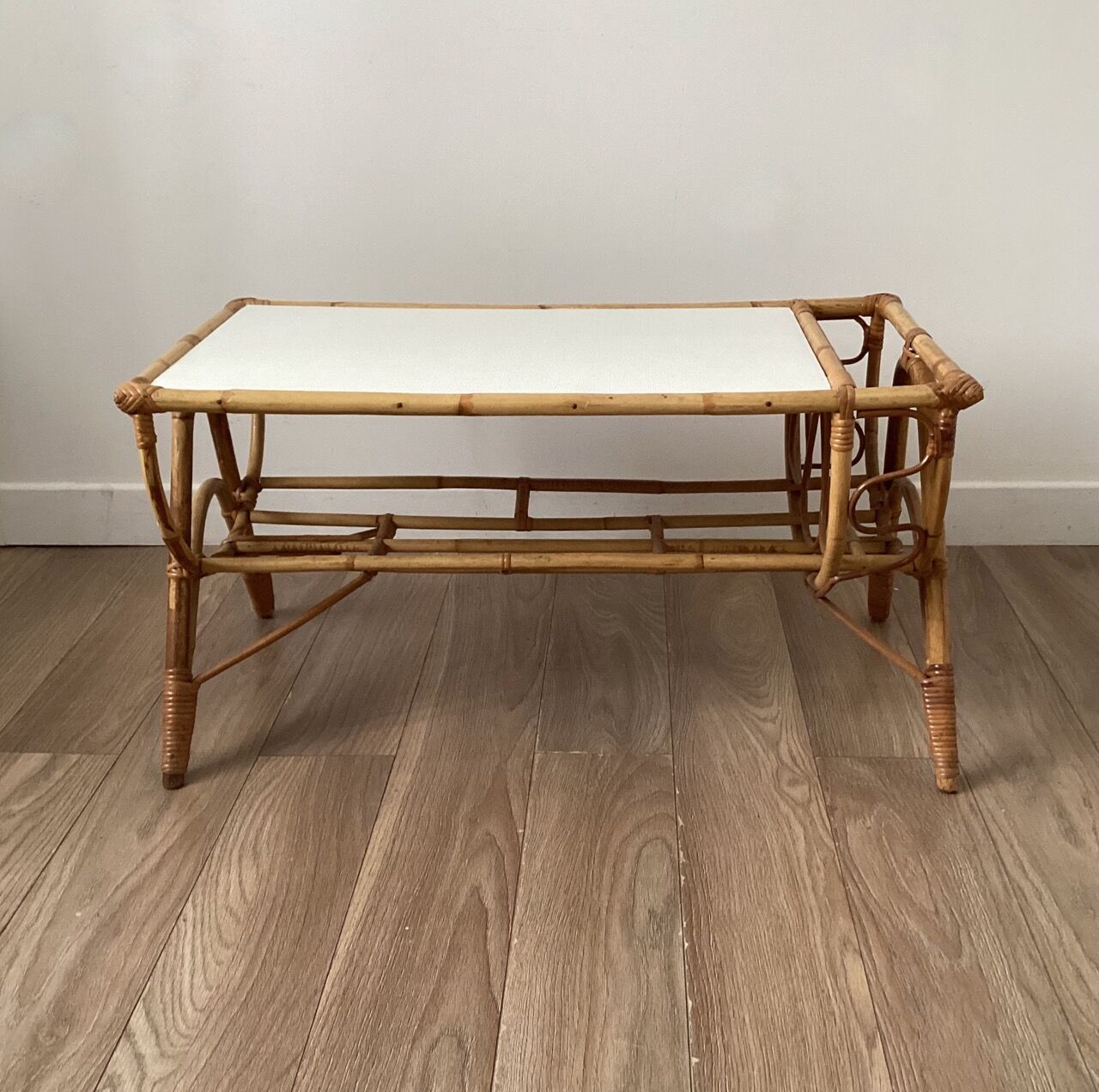 Rattan coffee table