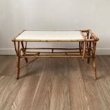 Rattan coffee table