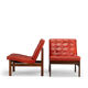 Moduline Easy chair and table by Ole Gjerlov-Knudsen, for France & Son 1960s
