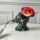 Vallauris lamp signed shellfish and fish 70s