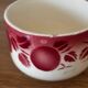 5 tasses anciennes Badonviller fruits