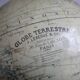Earth globe l lebegue world map with cast 60cm paris xix