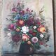 Flower bouquet painting