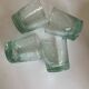 Set of 4 Biot XXL 1960 green Aqua tumblers.