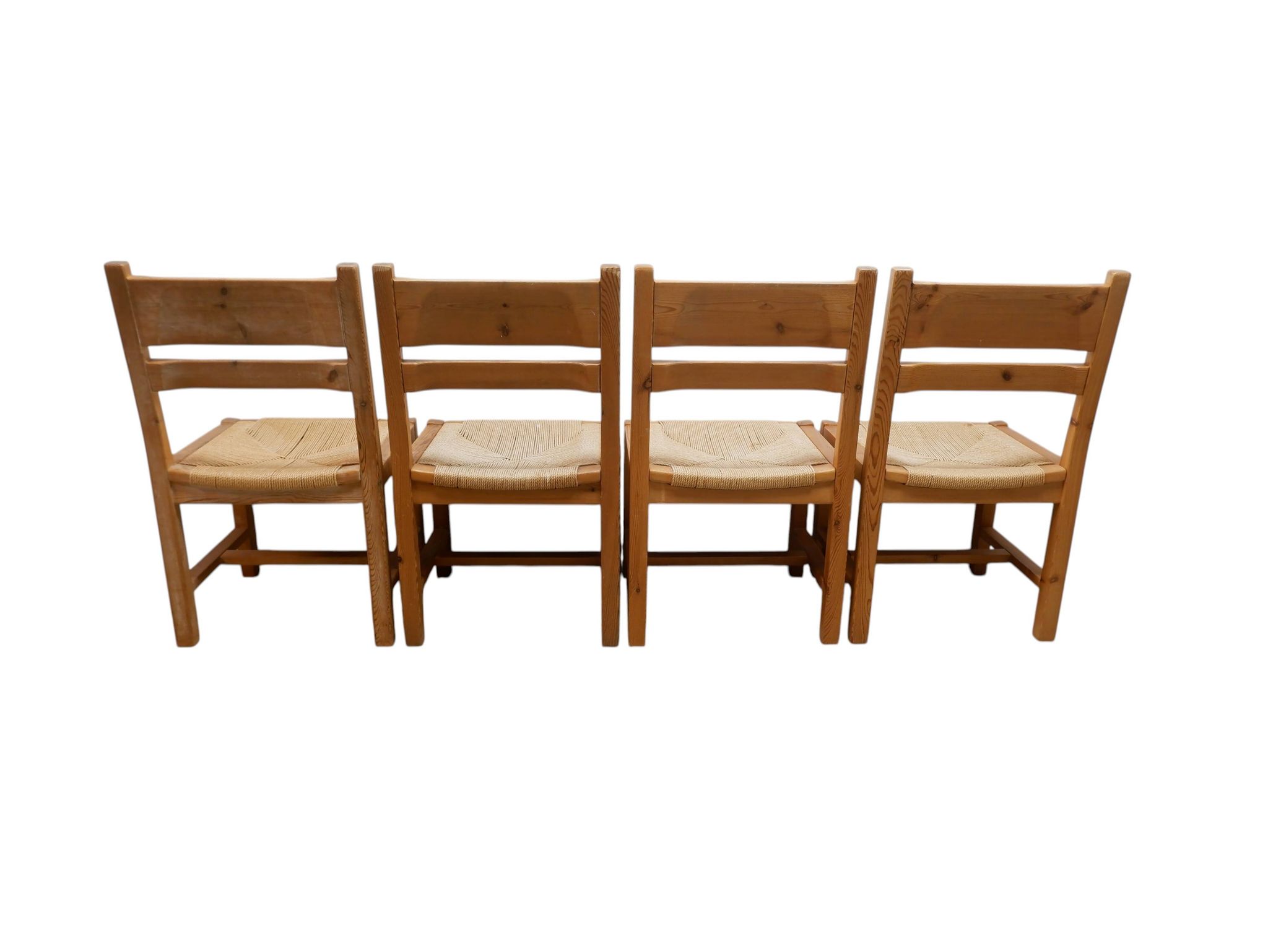 Set of 4 Danish chairs by Tage Poulsen, 1970s