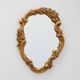 Rococo Style Gilt Mirror with Floral Garlands, Italy, 20th Century