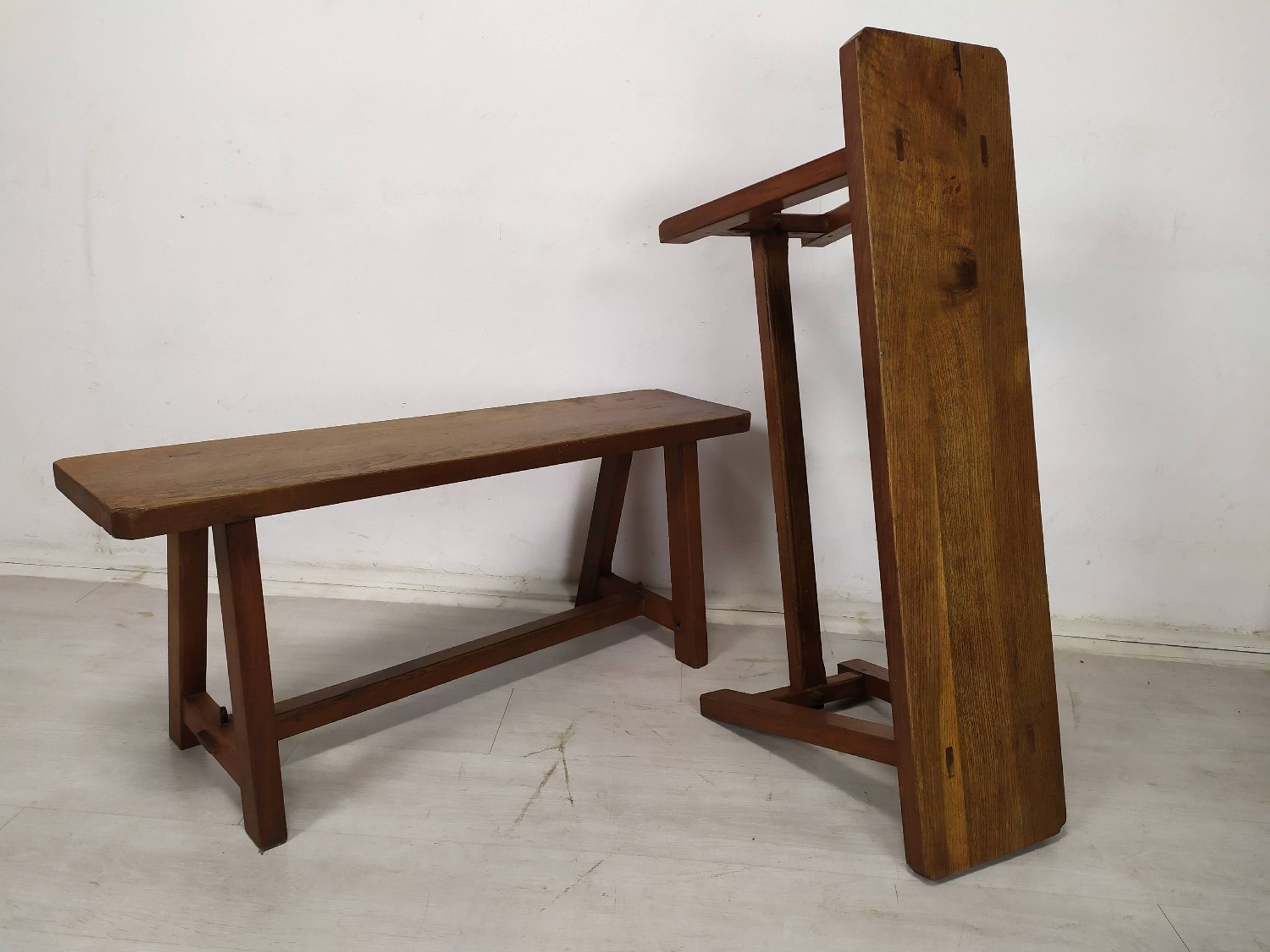 Pair of farm benches