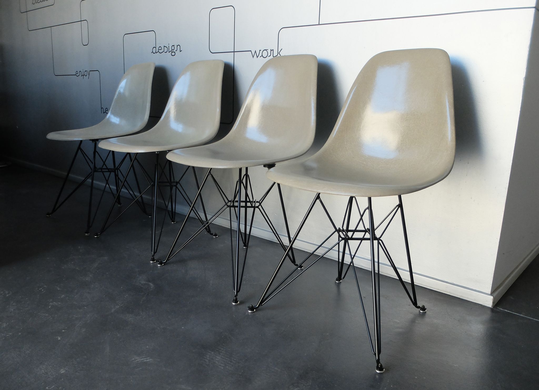 Chairs by Ray & Charles Eames for Herman Miller, 1950