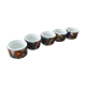 Series of 5 egg cups Villeroy & Boch Acapulco