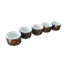 Series of 5 egg cups Villeroy & Boch Acapulco