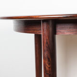 Danish extendable dining table in Rio Rosewood model 55 by Arne Vodder for Sibast 1958.