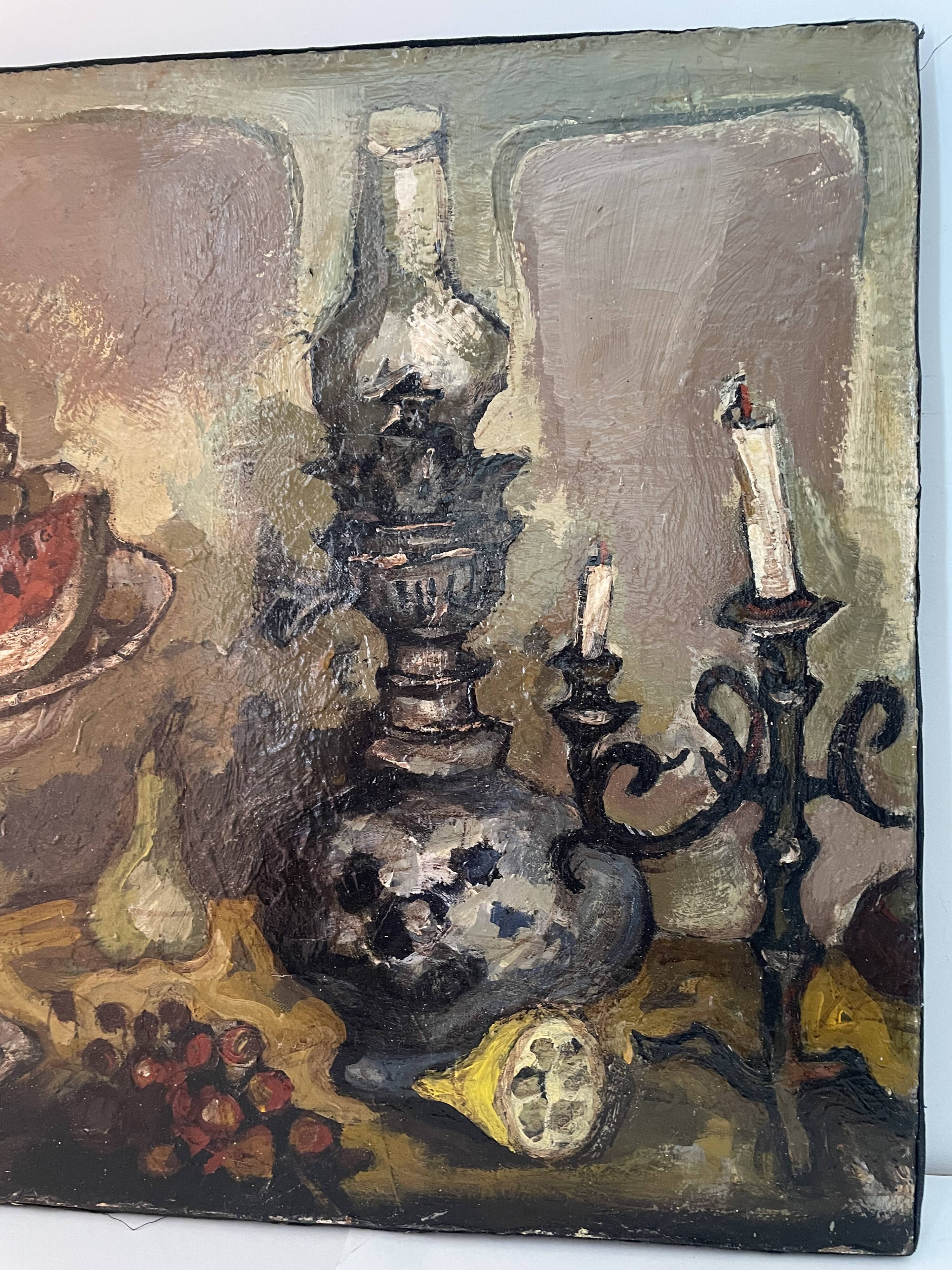 Still life oil on canvas