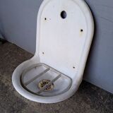 Water fountain, sink enamelled cast iron sink, ep 1950