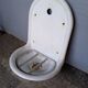 Fontaine à eau , évier lavabo fonte émaillée, ep 1950