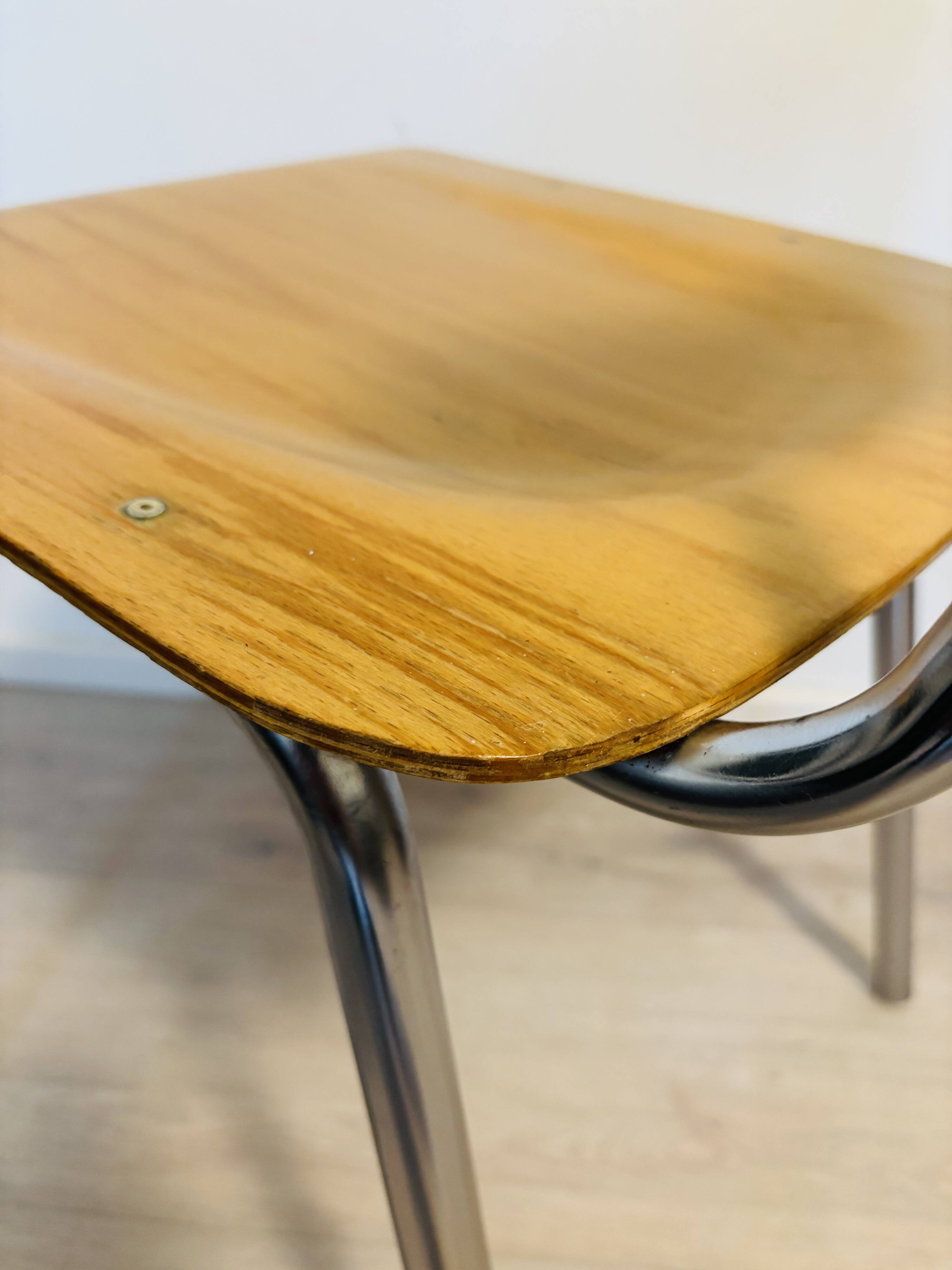 Vintage School chair from Czechoslovakia 1980’s Model Z 323