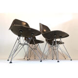 4 DSR chairs by Charles and Ray Eames, 1970/1980