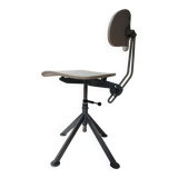 Swedish Industrial Architect Office Desk Chair by  Odelberg & Olsen, 1940s