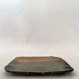 large enamelled ceramic pocket emptier signed Claude Champy, France